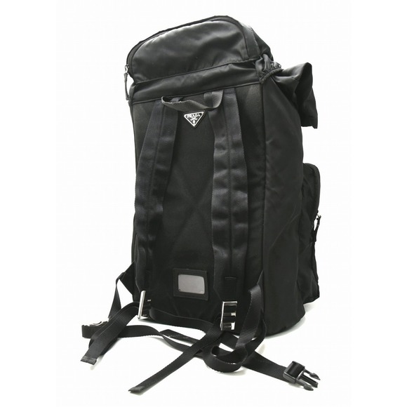 Prada Rucksack Backpack Black Nylon Daypack - Picture 1 of 9